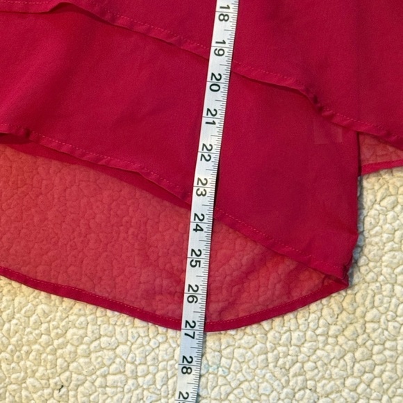 Charming Charlie Pink Fuchsia Layered Tank Top Medium - Picture 15 of 16